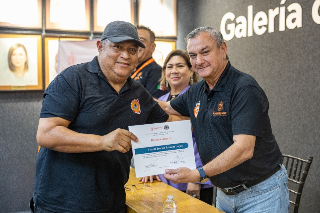 RECONOCE MUNICIPIO DE GUADALUPE AL PERSONAL DE PROTECCIÓN&nbsp;CIVIL