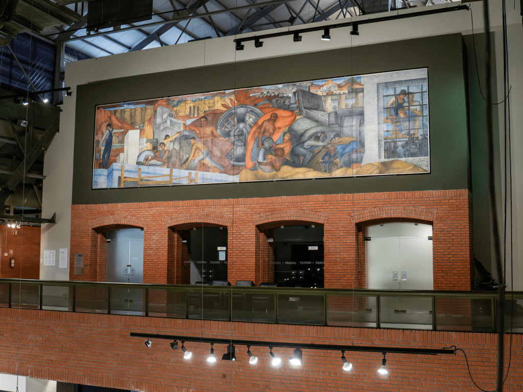 Realizan Secretaría de Cultura y Conarte conservación y mantenimiento del Mural “Alegoría de la&nbsp;Producción”