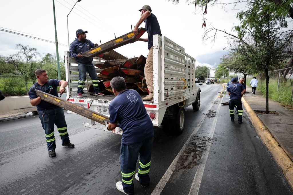 Retira San Pedro ciclovía en Avenida Alfonso&nbsp;Reyes