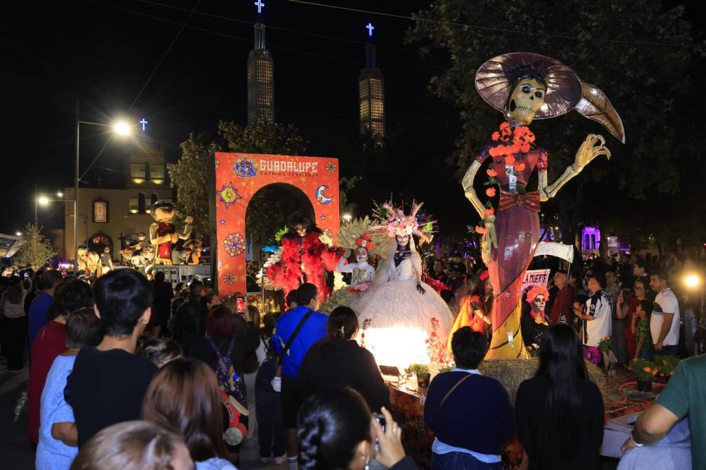 Concluye Catrina Fest 2025 en Guadalupe con desfile muy&nbsp;colorido
