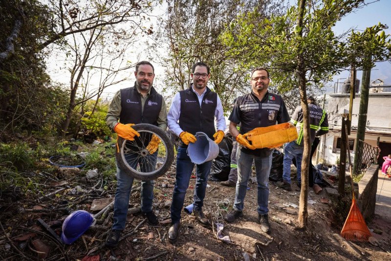 Impulsa David de la Peña acciones permanentes de descacharrización en&nbsp;colonias