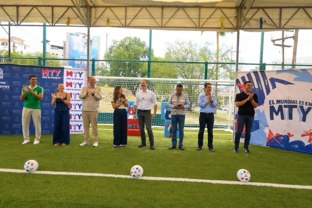 Entrega Adrián de la Garza rehabilitación de Parque en San&nbsp;Jerónimo